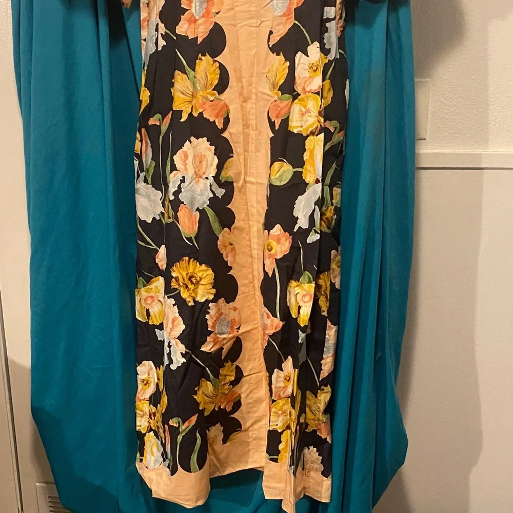 Tuckernuck Floral Black and Yellow Dress - Picture 2 of 3